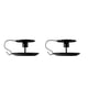 thumbnail image 1 of Candelabro, candelabro negro Candelabro de metal negro con mango Candelabro meticulosamente diseñado, 1 of 8