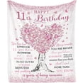 thumbnail image 1 of LHSHID Gifts for 11 Year Old Girls Blanket11 Year Old Girl Birthday Gifts 11 Year Old Girl Gifts Ideas Gift for 11 Year Old Girl 11th Birthday Gifts 30"x40", 1 of 7