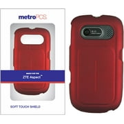 MetroPCS Soft Touch Case for ZTE Aspect - Red