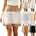 thumbnail image 7 of IUYRTFE Women High Waist Cotton Linen Shorts with Pockets Relaxed Fit Straight Leg Summer Casual Bottoms, 7 of 7