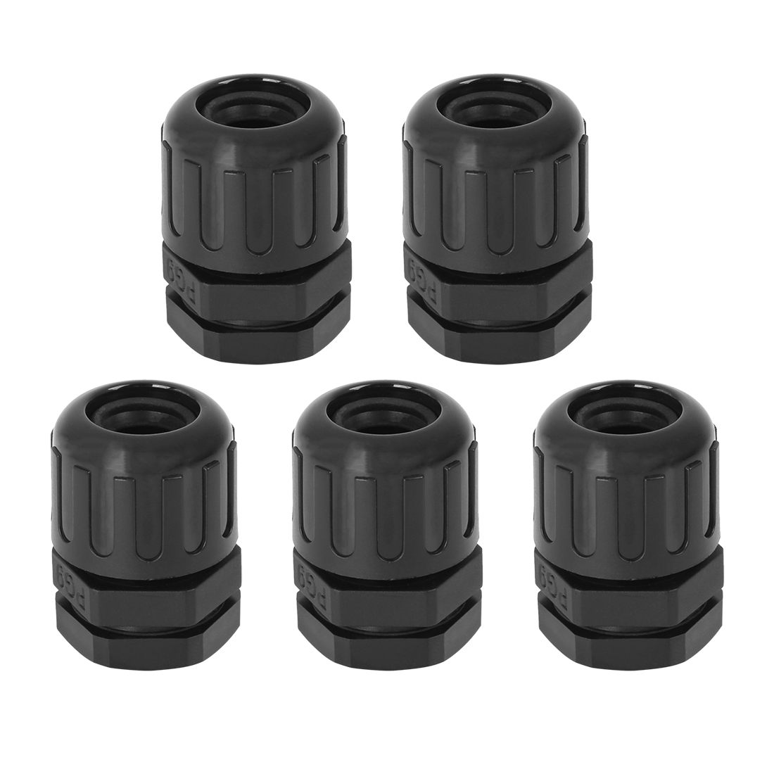 Cable Gland Nylon Plastic AD13 Connectors with Lock Nut and Gaskets PG9