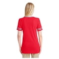 thumbnail image 5 of Jerzees Women's Varsity Triblend V-Neck T-Shirt, 5 of 9