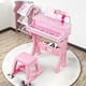 thumbnail image 5 of Juguete educativo de y taburete con micrófono para niños pequeños Rosado Hugo Teclas De Piano, 5 of 9