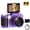 Purple + 32GB Memory, variant on 4K Digital Camera/2025 Latest Autofocus 64MP Vlogging Camera/32G Card, 3" 180°Flip Screen Compact Travel Camera/16X Zoom, for Photography, YouTube, Teens
