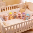 thumbnail image 6 of Rirozkan Realistic Baby Doll Set, 3 Inch Small Vinyl Doll, Soft Cute Newborn Toy, Sleepy Baby with Clothes for Toddler Imaginative Play, 6 of 8