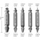 thumbnail image 2 of 5pcs Professional Screw Extractor, Damaged Screw Extractors, High Speed Steel, for Faulty Screws, Metal Bolts and Pins (Silver), 2 of 4
