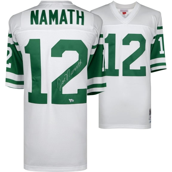 Joe Namath New York Jets Autographed White Mitchell & Ness Replica Jersey - Fanatics Authentic Certified
