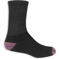 thumbnail image 3 of Fruit of the Loom Girls Socks, 6 Pack Crew (Little Girls & Big Girls), 3 of 4
