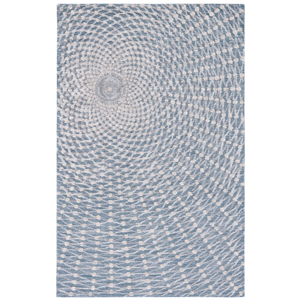SAFAVIEH Metro Claude Geometric Area Rug, Grey/Beige, 4' x 6'