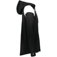 thumbnail image 5 of Holloway Sportswear M Limitless 1/4 Zip Hoodie Black/White 222584, 5 of 5