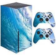 VWAQ Ocean Wave Skin For Xbox Series X Console and Controllers - Vinyl Decal To Fit Xbox Series X - XSRSX9 [video game]