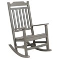 thumbnail image 1 of Flash Furniture Winston All-Weather Poly Resin Rocking Chair in Gray, 1 of 10