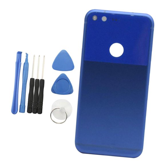 1 Pieza para Pixel XL 5.5 "Tapa Del Panel de de La Cámara de La Batería de Trasero Trasero Azul
