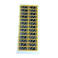 thumbnail image 4 of jinwen Weight Stack Labels Decals for Workout Strength Training Resistance Trainers 2.5kg Black Yellow, 4 of 9