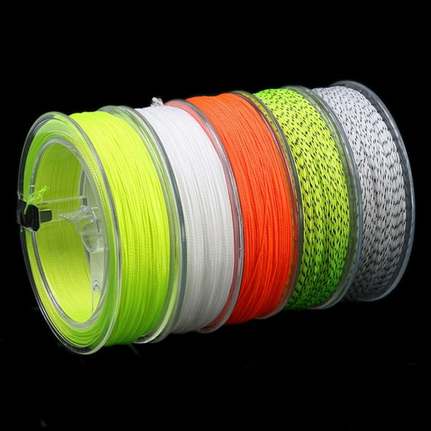 Redcolourful 100 Yard Braided Fly Fishing Line 30lb Extension Fishing Line Spare Line Backing Line Colour:white-Black Other 30lb