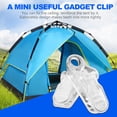 thumbnail image 2 of Ganchos para tienda de campaña, 20 unidades por paquete, para toldos, cuerda de viento, abrazaderas, puntos de tracción para acampar al aire libre., 2 of 13