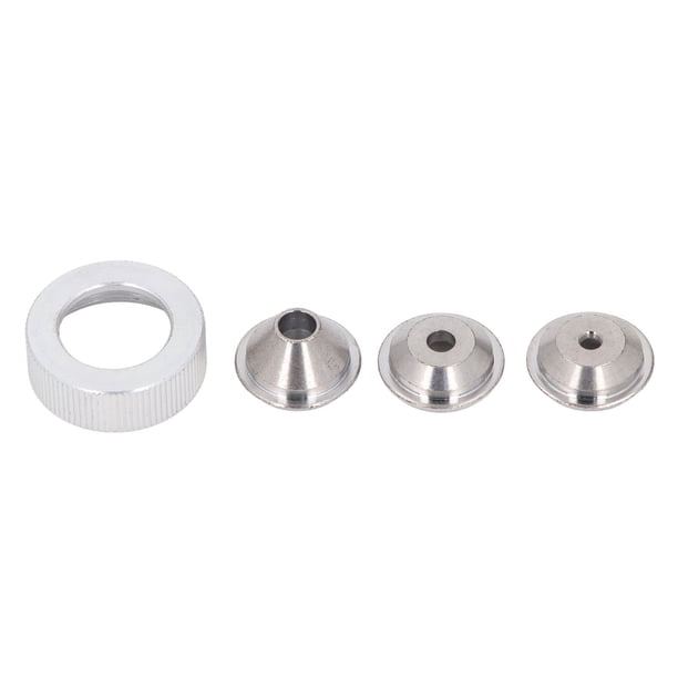 JUEGO DE PUNTAS DE ORIFICO PARA PULVERIZADOR DE TEXTURA, FÁCLE DE INSTALAR, PUNTAS DE BOQUILLA PARA PULVERizador de Textura, Collar de Aleació de aluminio para textura pro 200
