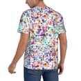 thumbnail image 2 of KLL Colorful Watercolor Dots for Men's Baseball Shirts,Short Sleeve Casual Shirts Button Down Shirt for Men Beach Summer Wedding Shirt-X-Large, 2 of 7