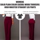 thumbnail image 3 of Pantalones de trabajo informales para mujer, de 6 botones, pantalones largos de cintura alta y pierna recta, 3 of 5