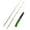 Colorful green, variant on Two Section Winter Outdoor Fishing Rod Lightweight Carbon Construction EVA Grip