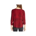 thumbnail image 2 of Sanctuary Clothing Womens Smocked Button Down Blouse, Red, Large, 2 of 2