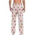 thumbnail image 3 of joogoo Men's Pajama Pants Starfish Pattern Soft Long Sleep Lounge Pjs Bottoms L, 3 of 7