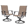 thumbnail image 2 of Nuu Garden Outdoor 2-Piece Patio Swivel Chair Set, Textilene Fabric, Iron Frame, 2 of 4