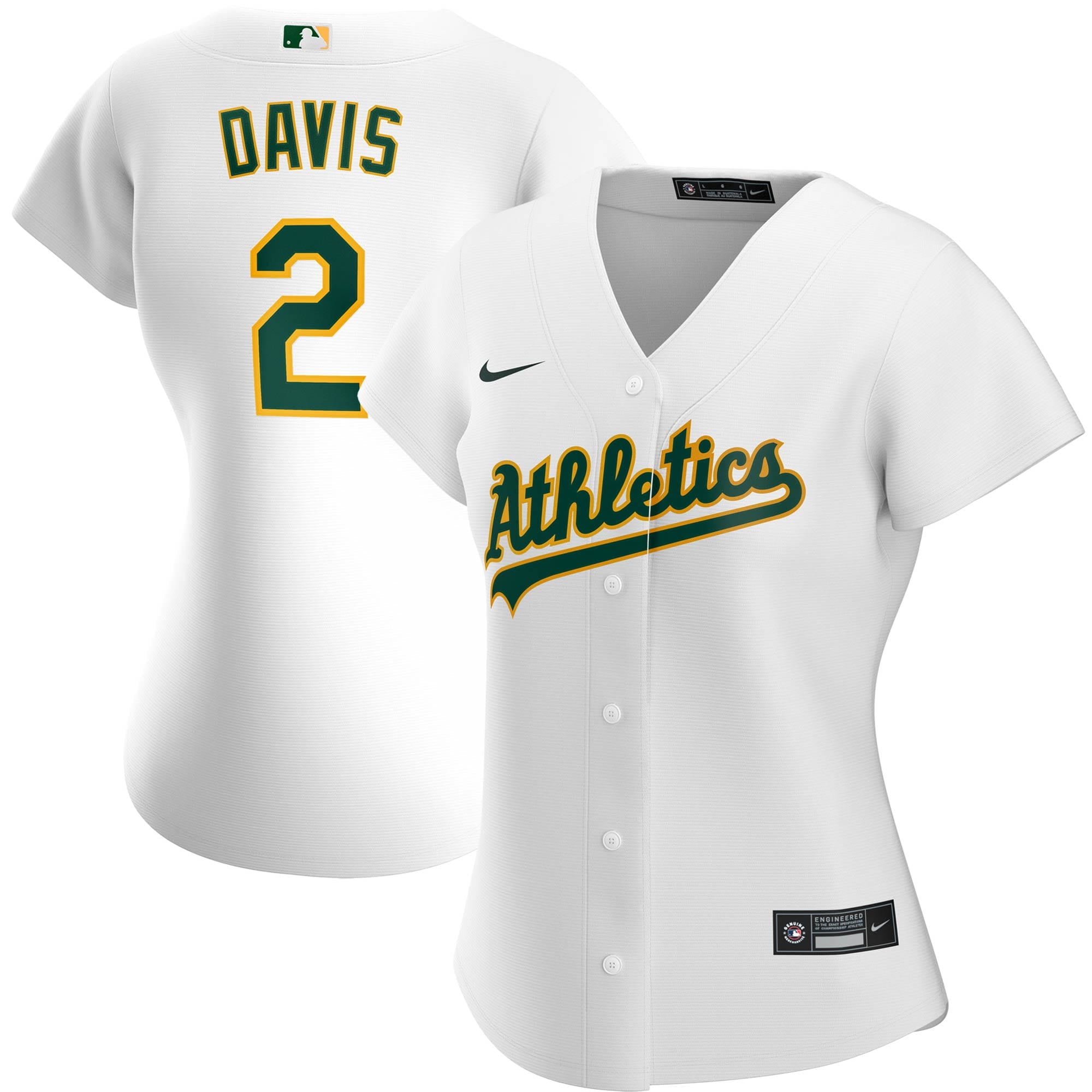 oakland a's white jersey