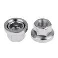 thumbnail image 4 of 10 Unids Bicicleta Rueda Trasera Buje Eje De Brida Grande Tuerca Para Equipo De Ciclo De Bicicleta Fijo DIY Accesorios M10 Baoblaze Tuerca de eje de rueda de bicicleta, 4 of 8