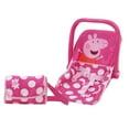 thumbnail image 6 of Peppa Pig: 21 Piece Doll Play Set - Pink & White Dots - Highchair, Stroller, Play Yard, Car Seat, Handbag & Doll Care Accessories, Kids Toy, Ages 3+, 6 of 6
