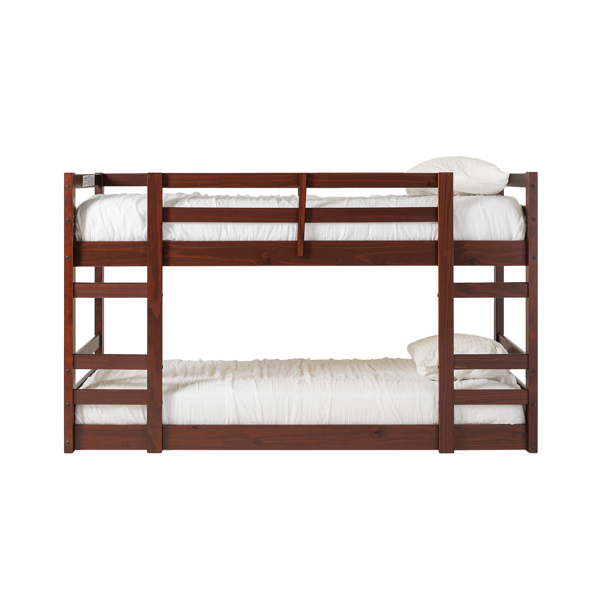 Manor Park Transitional Youth Twin Over Twin Bunk Bed Frame, Espresso - image 4 of 17