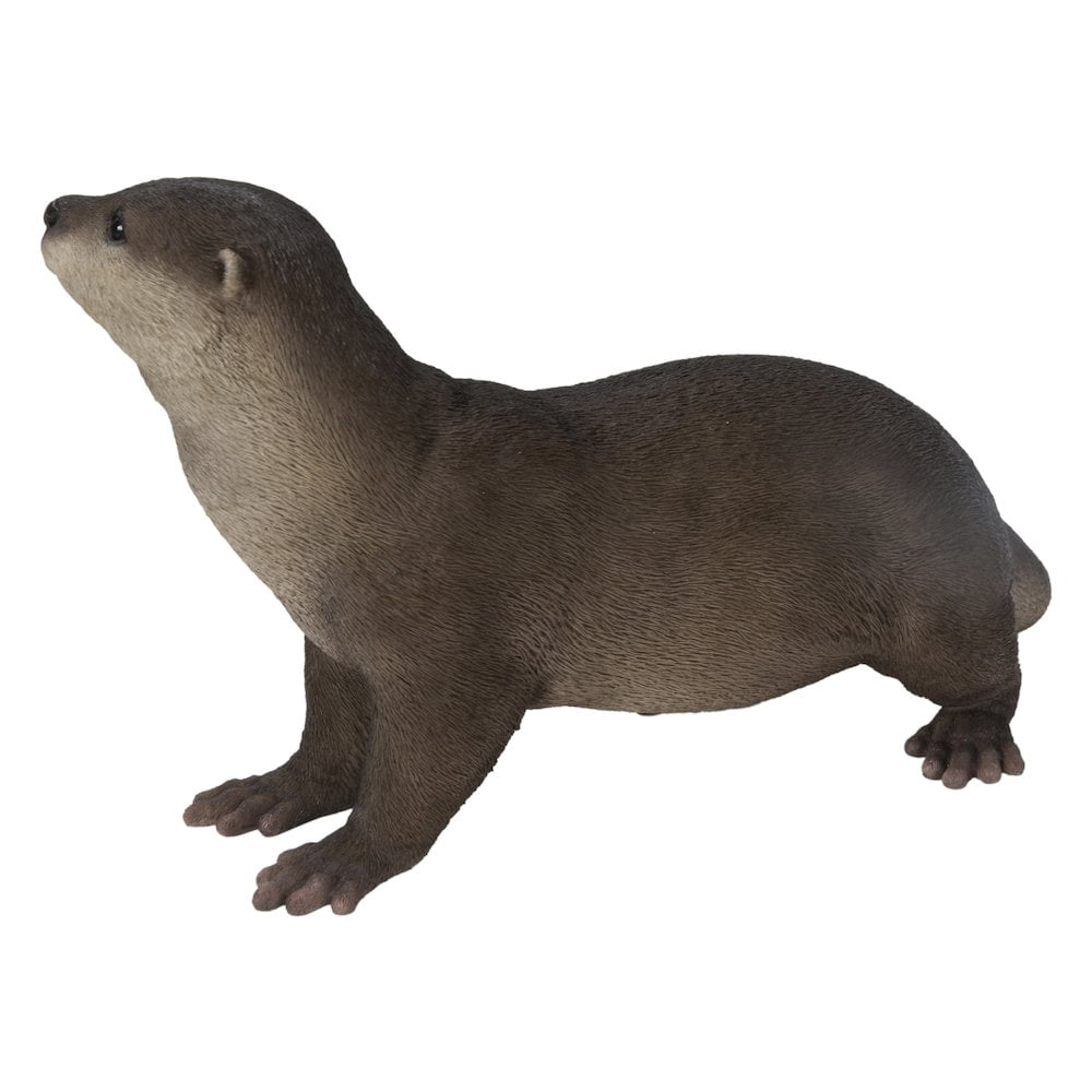 Hi-Line Gifts 12.75" Otters Outdoor Garden Statue
