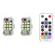 thumbnail image 1 of Luces Estroboscópicas LED Recargables Inalámbricas con Control Remoto A Prueba de Agua para Motocicleta, Bicicleta, Automóvil, Dron, Avión, 2 Piezas, 1 of 5