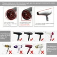 thumbnail image 3 of Segbeauty Difusor de cabello para cabello rizado, flujo de aire ajustable mejorado, tazón profundo, accesorio difusor de secado rápido sin encrespamiento profesional con boquilla de 1.57"-1.97", negro, 3 of 5