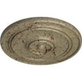 thumbnail image 3 of 54"OD x 4 7/8"P Large Classic Ceiling Medallion (Fits Canopies up to 13 1/2"), Hand-Painted Gobi Desert Crackle, 3 of 6