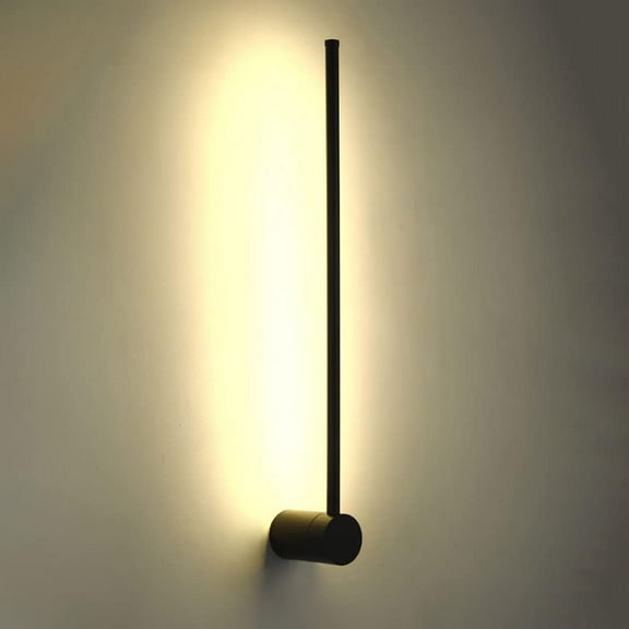 Minimalist Wall Light Adjustable Linear Wall Sconce RGB Wall Mount Lamp with Remote Control, LED Bedroom Bedside Wall Lamps, Living Room Hallway Decor Lighting Fixture