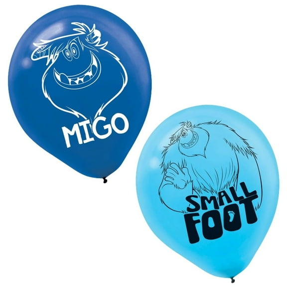 Small Foot 12" Latex Balloons (6)