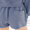 thumbnail image 4 of Sweat-shirt à Manches Longues et Short Élastique pour Femmes en 2 Pièces, 4 of 9