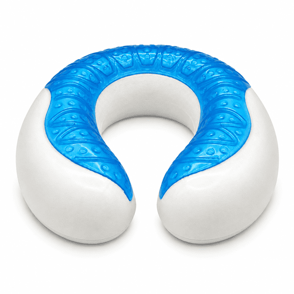 Florenta U-Shape Travel Pillow, Neck Pillow with Memory Foam and Cooling Gel for Travel, Sitting or Sleeping