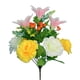 thumbnail image 1 of Monstrate 2x Elegante ramo de flores artificiales para una apariencia sofisticada Diseño elegante Decoración de flores Durabilidad duradera Kits de decoración para fiestas Rosa claro, 1 of 6