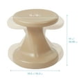 thumbnail image 2 of ECR4Kids Twist Active Wobble Stool, 14in Seat Height, Classroom Furniture, Sand, 2 of 9