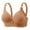 Khaki, variant on Women's Full Cup Wireless Bra Anti Sagging Lifting Lingerie, Side Support Smoothing Underwear, High Coverage Push Up Vest, Accessory Breast Collection Top, Comfortable Non Slip Daily Bralette