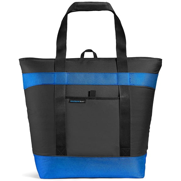 Rachael Ray Jumbo Chillout, Soft Sided Cooler Bag, Insulated Thermal Tote, Black.