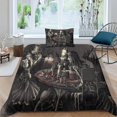 thumbnail image 5 of Alice In Wonderland Bedding Set Duvet Cover Pillowcases 3d Microfiber With Zipper Closure 2 Pcs Pillowcases Suitable For Boys And Girls Single, 5 of 5