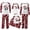 Red_D, variant on Christmas Pajamas for Family Deer Horn Letter Print Matching Long Sleeve Pajamas Set Loungewear
