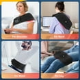 thumbnail image 6 of Heating Pad for Back, Cordless Lower Back Massager with Heat, Heated Back Belt Wrap with 3 Heating and 3 Vibration Modes, 5000mAh Heating Pad with Massager for Men Women, 6 of 10