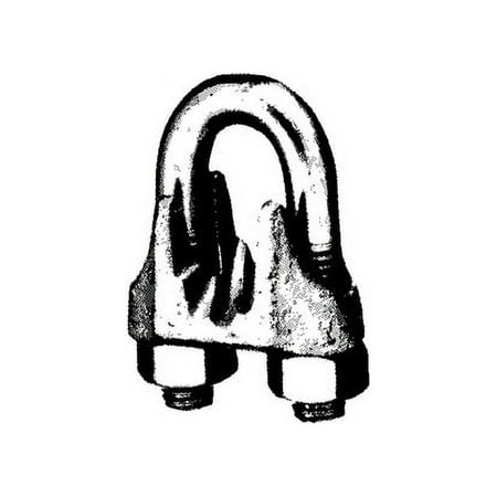 Chicago Hardware 231701; Wire Rope Clip Galvanized 1/4In