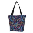thumbnail image 1 of Balery Multicolor Bowling Bolsa de Hombro con Diseño, Bolsa Grande y Duradera, Bolsa Versátil para Compras, 1 of 6