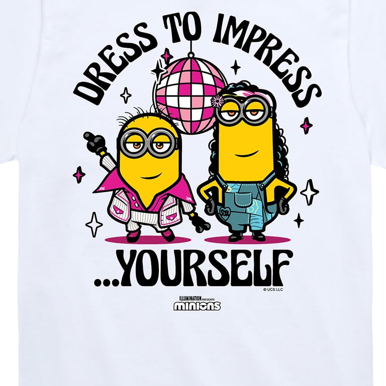 Despicable Me - Dress To Impress Yourself - Toddler & Youth Short Sleeve Graphic T-Shirt - Walmart.com Despicable Me - Dress To Impress Yourself - Toddler & Youth Short Sleeve Graphic T-Shirt - Walmart.com