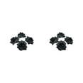thumbnail image 2 of ZheElen 50pieces DIY Crafts Made Easy With Fabric In Multiple Colors Realistic Appearance Fiber Wide Application Soft Texture Black 4.5cm 2Set, 2 of 6